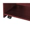 Adiroffice Wood Mobile Presentation Podium Lectern Stand with Shelves in Mahogany ADI661-07-MA-MK - alternate 5